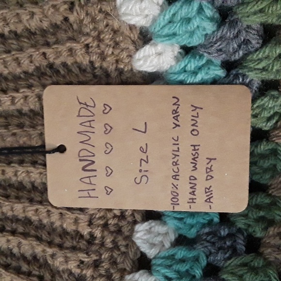 Handmade Crochet Granny Stripe Skirt size large - Picture 4 of 4